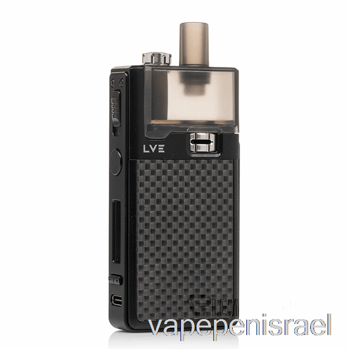 חד פעמי Vape Israel Lve Orion 2 40w מערכת פוד מרקם פחמן / שחור